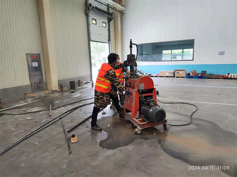 河东厂房地面下沉塌陷注浆加固施工